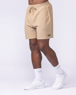 Everyday Jersey Shorts - Butterscotch-Shorts-S-1125224BTTRSTCH-S-MNAPPRL47578-1-Muscle Nation