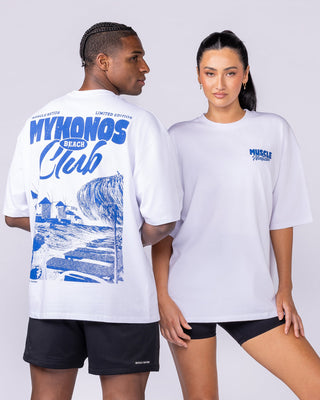 Mykonos Oversized Tee - White-T-Shirts-XXS-1125180WHT-XXS-MNAPPRL47599-6-Muscle Nation