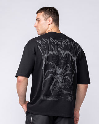Nightfall Oversized Tee in Black