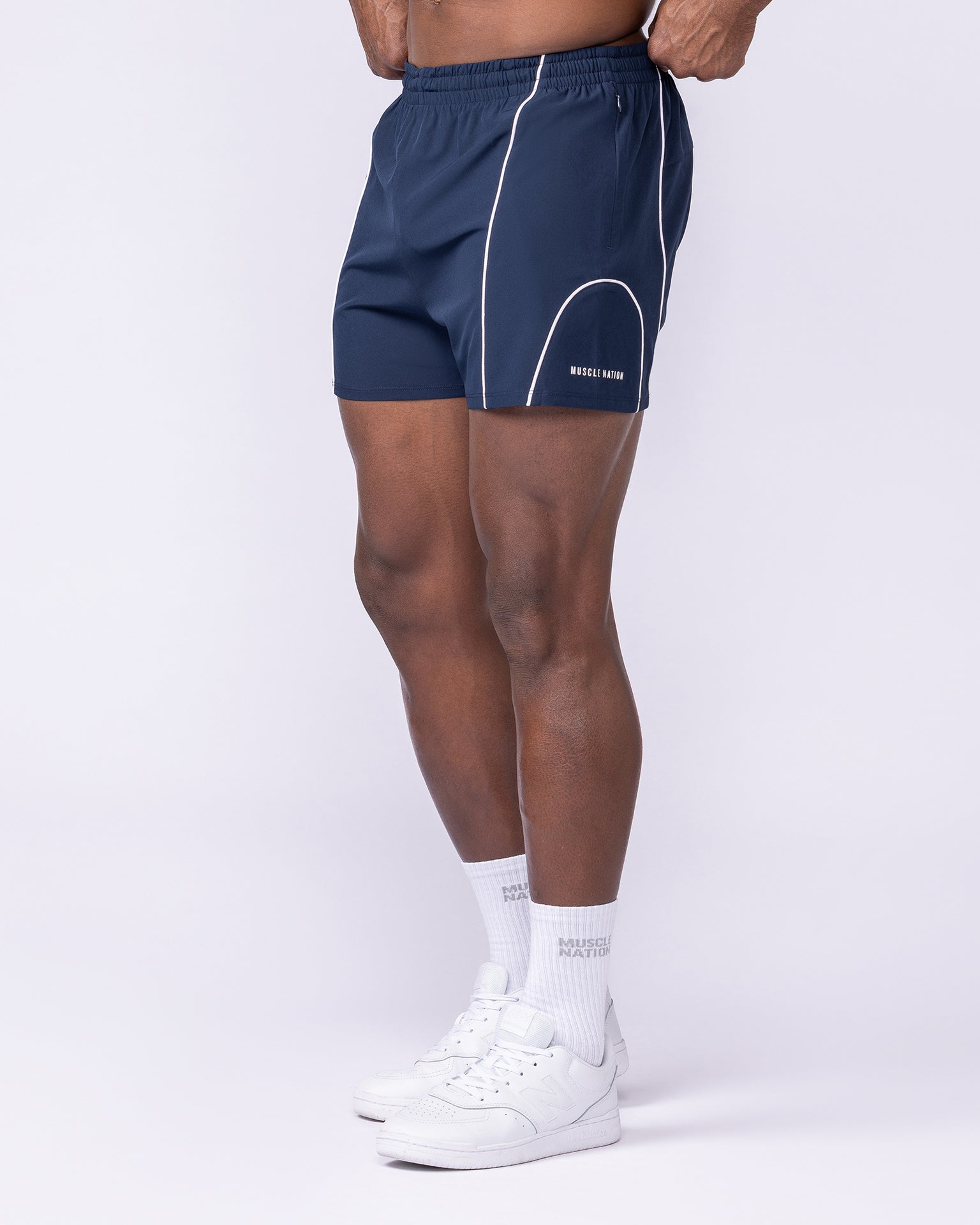 Offside Training 3" Shorts - Navy-Shorts-S-112551NAVY-S-MNAPPRL47622-1-Muscle Nation