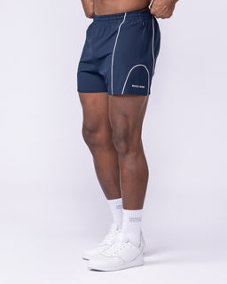 Offside Training 3" Shorts Navy - Muscle Nation men's gym shorts