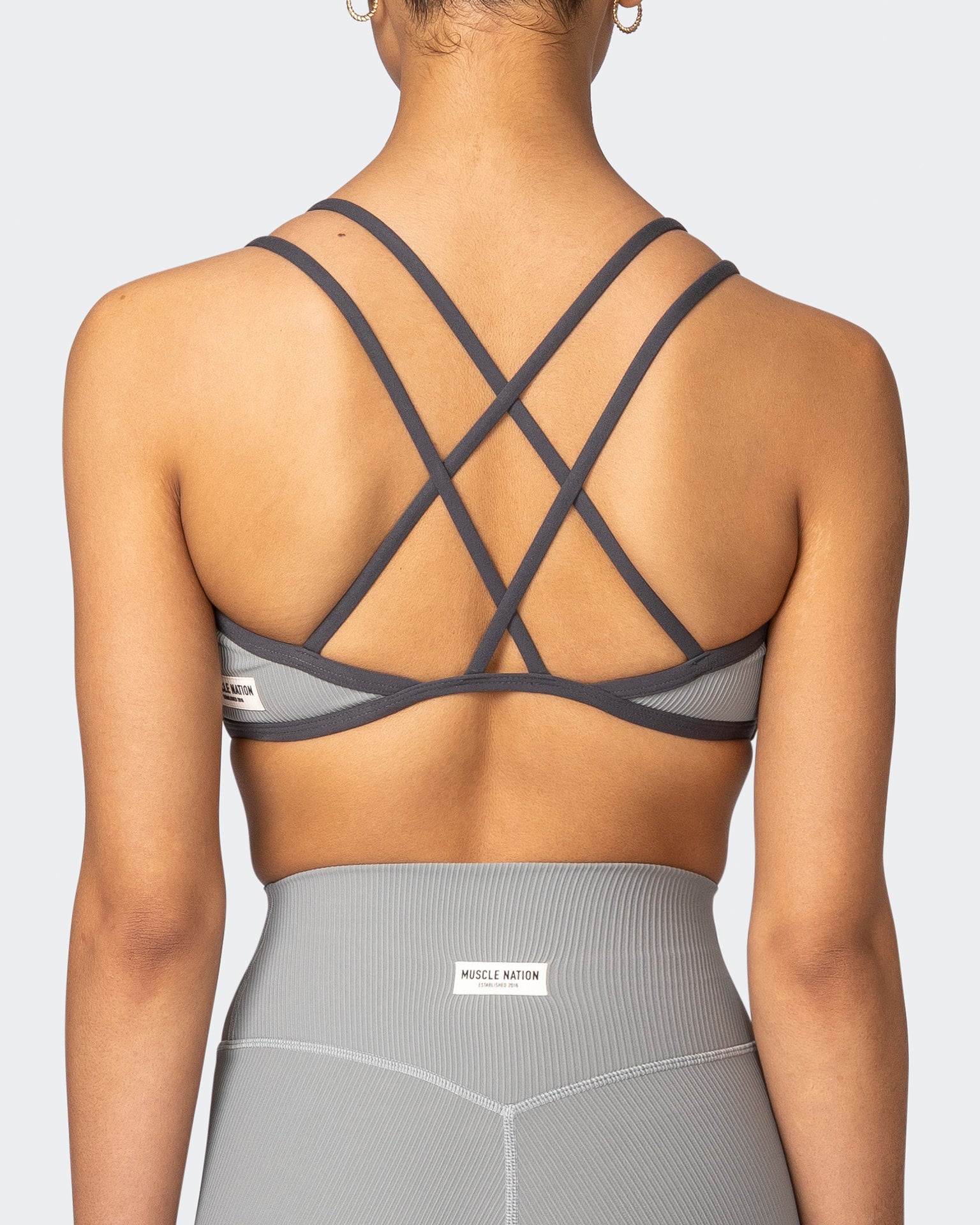 Curves Rib Bralette - Zinc-Bralettes-XS-042302ZINC-XS-MNAPPRL23265-6-Muscle Nation