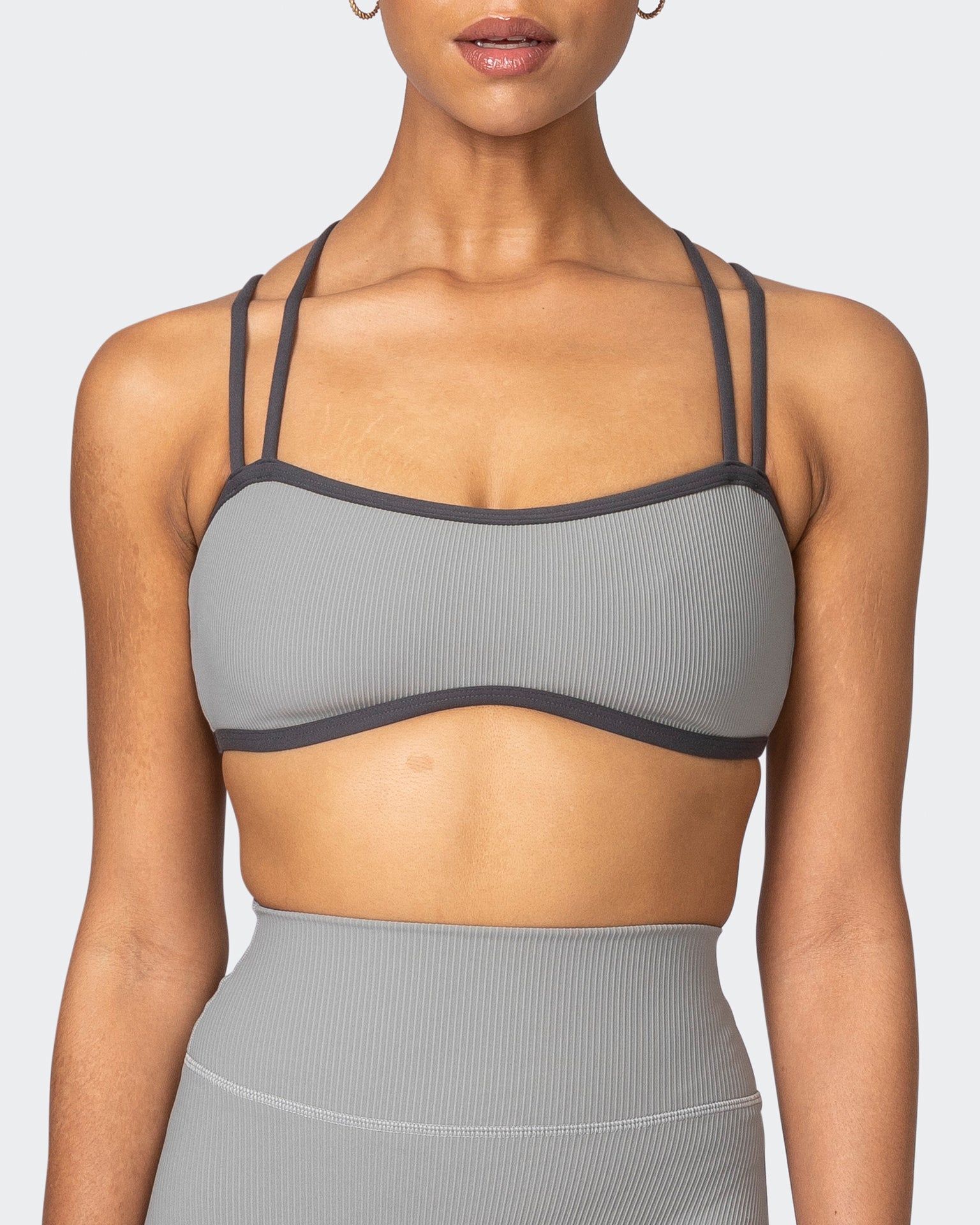 Curves Rib Bralette - Zinc-Bralettes-XS-042302ZINC-XS-MNAPPRL23265-2-Muscle Nation