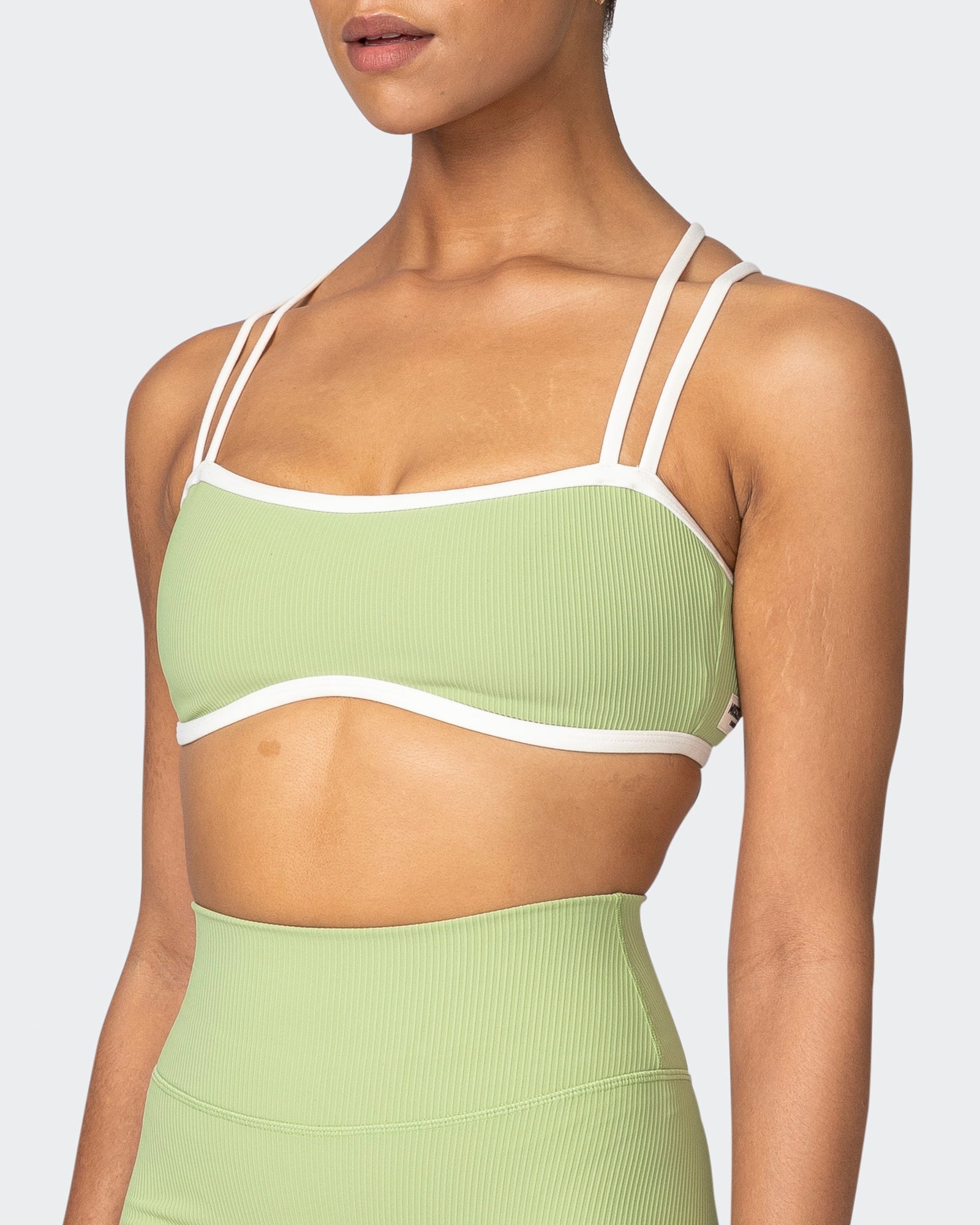 Curves Rib Bralette - Matcha-Bralettes-XS-042302MTCHA-XS-MNAPPRL23249-4-Muscle Nation