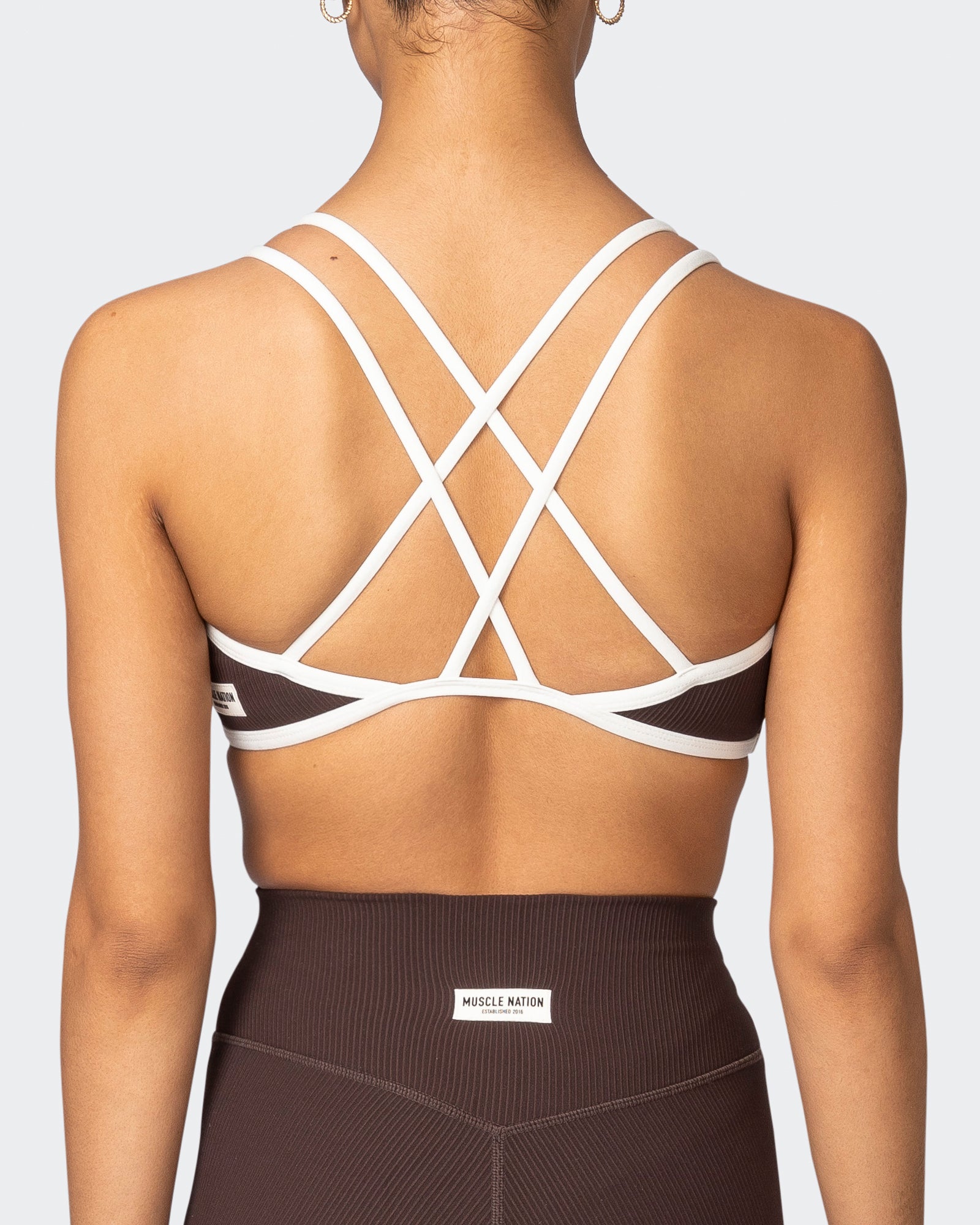 Curves Rib Bralette - Cocoa-Bralettes-XS-042302COCOA-XS-MNAPPRL23233-6-Muscle Nation