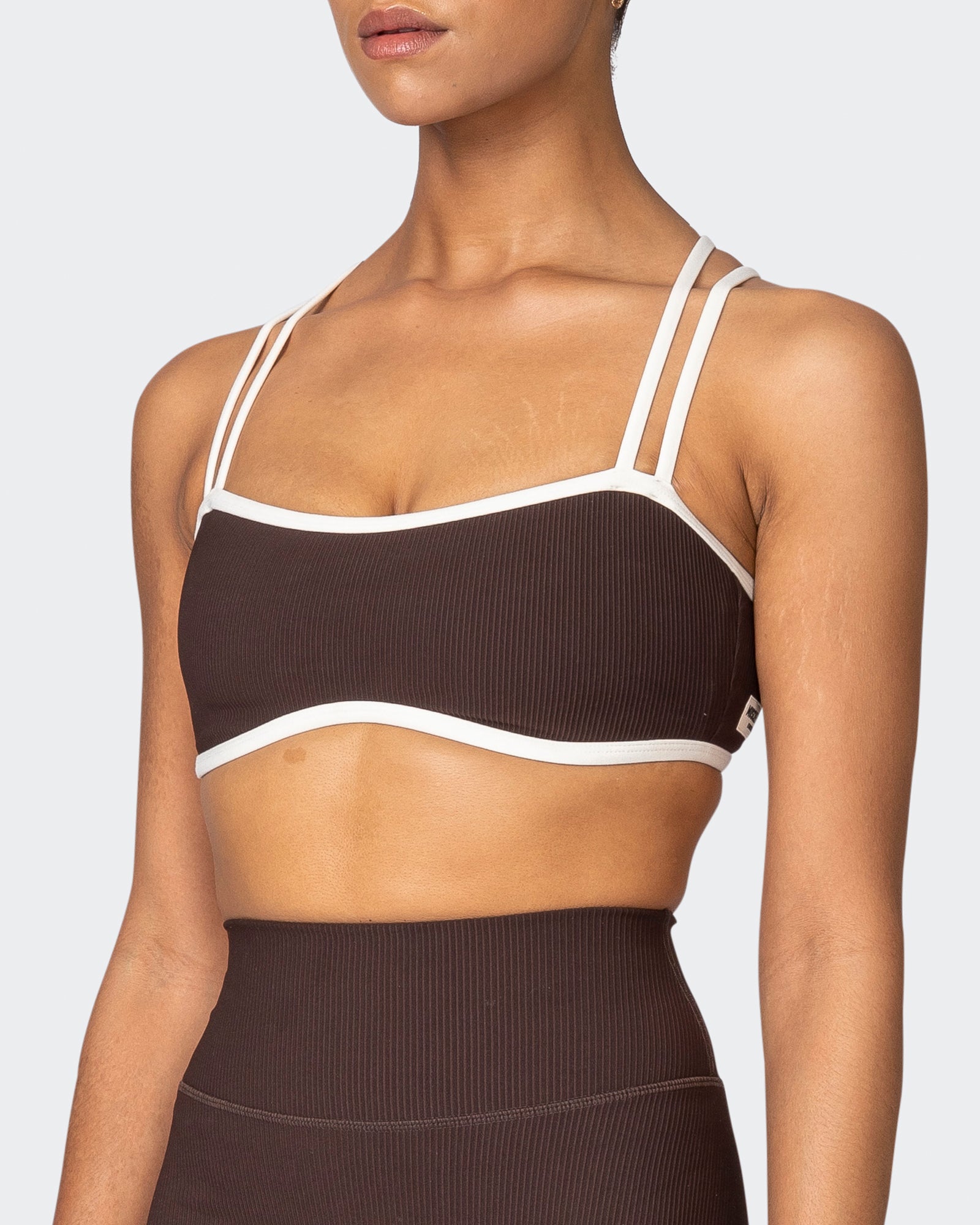 Curves Rib Bralette - Cocoa-Bralettes-XS-042302COCOA-XS-MNAPPRL23233-3-Muscle Nation