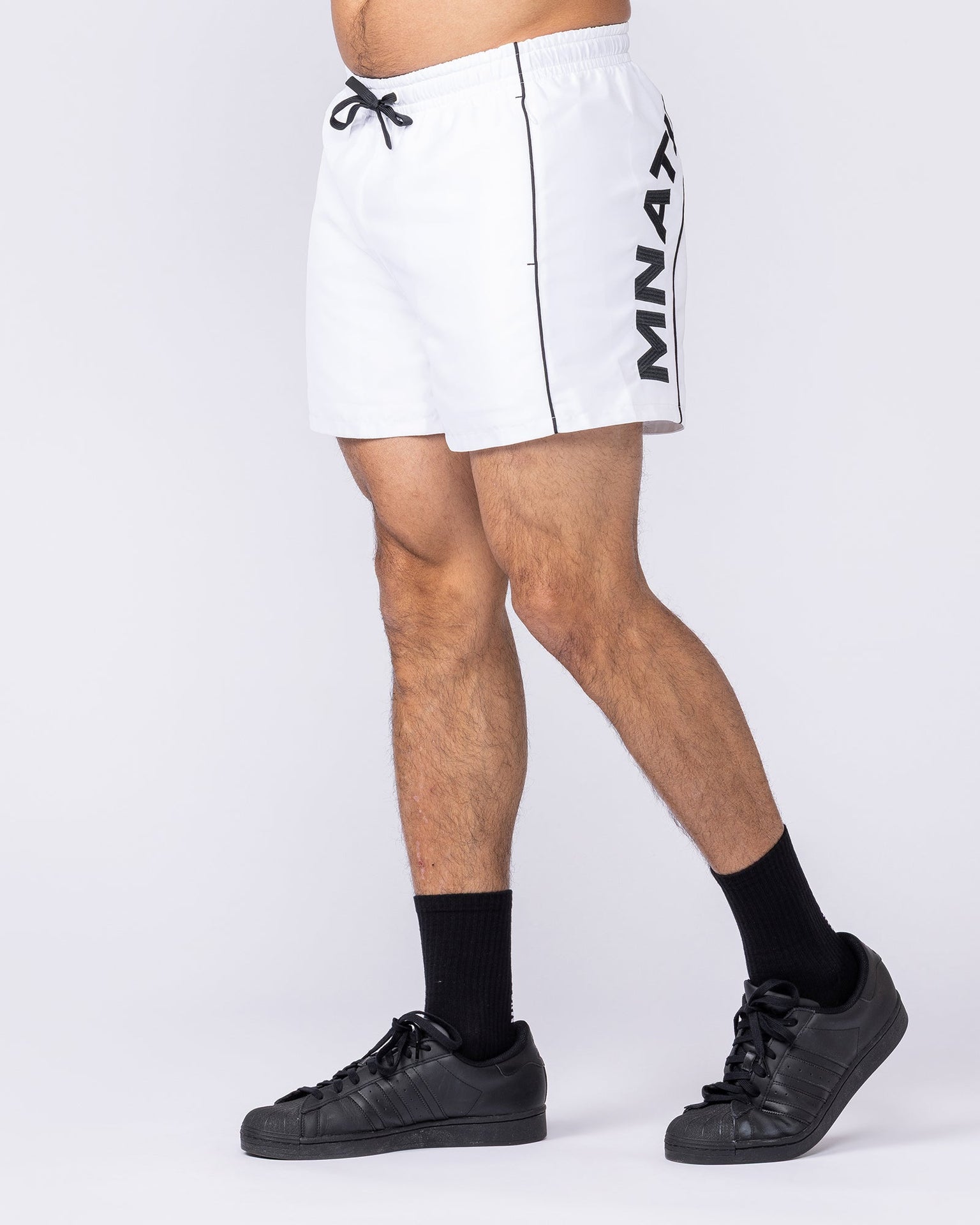 Overdrive 4" Shorts - White-Shorts-S-112557WHT-S-MNAPPRL47650-2-Muscle Nation