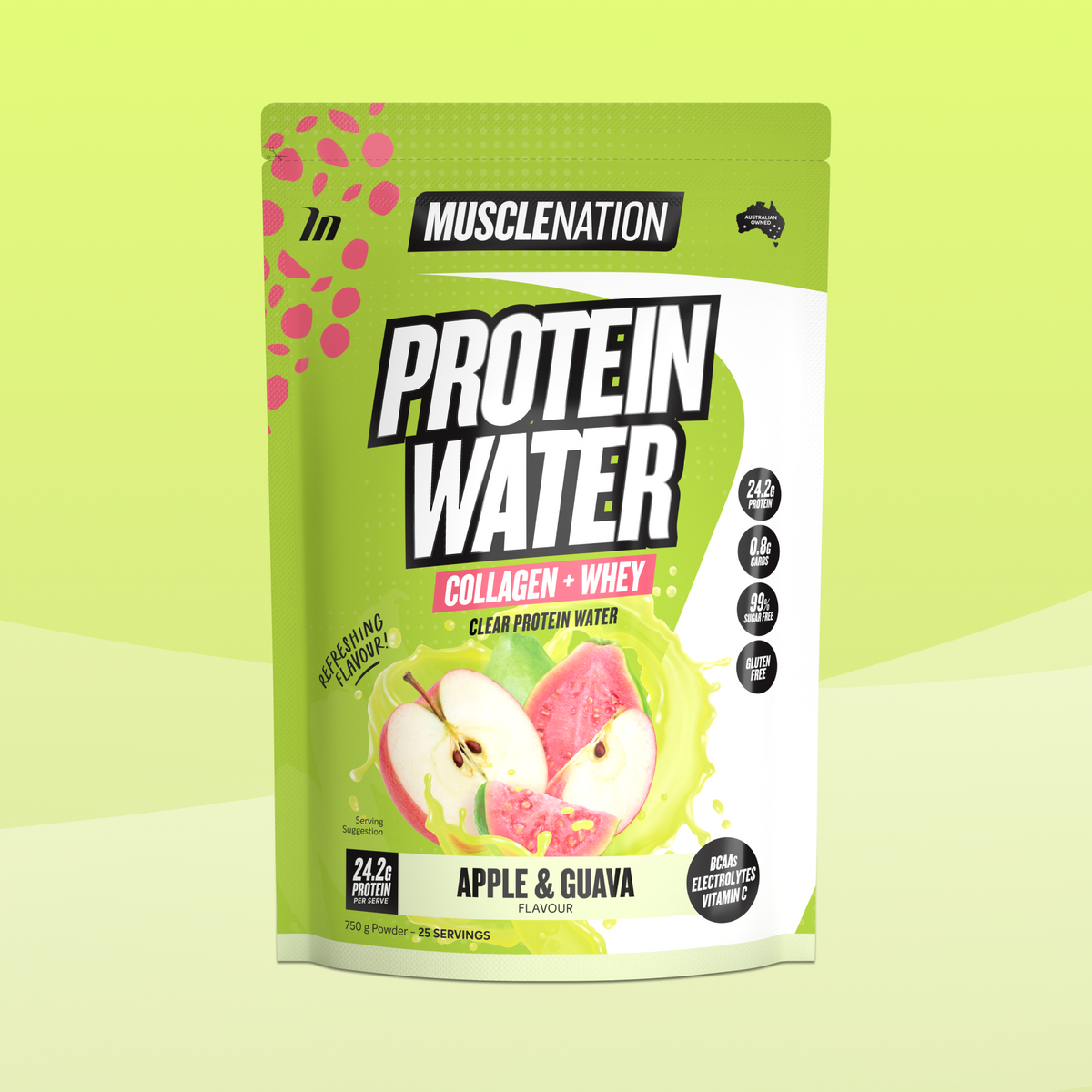 PROTEIN WATER Apple & Guava - Muscle Nation protein water