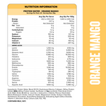PROTEIN WATER Orange Mango - Muscle Nation protein water, view 3