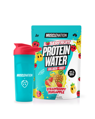 LOSERFRUIT PROTEIN WATER - Strawberry Pineapple - 25 serves 750g-Protein Waters-MNSUPPS0375-9359054002388-1-Muscle Nation