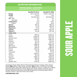 PROTEIN WATER - Sour Apple - 25 serves-Protein Waters-MNSUPPS0381-9359054002807-3-Muscle Nation