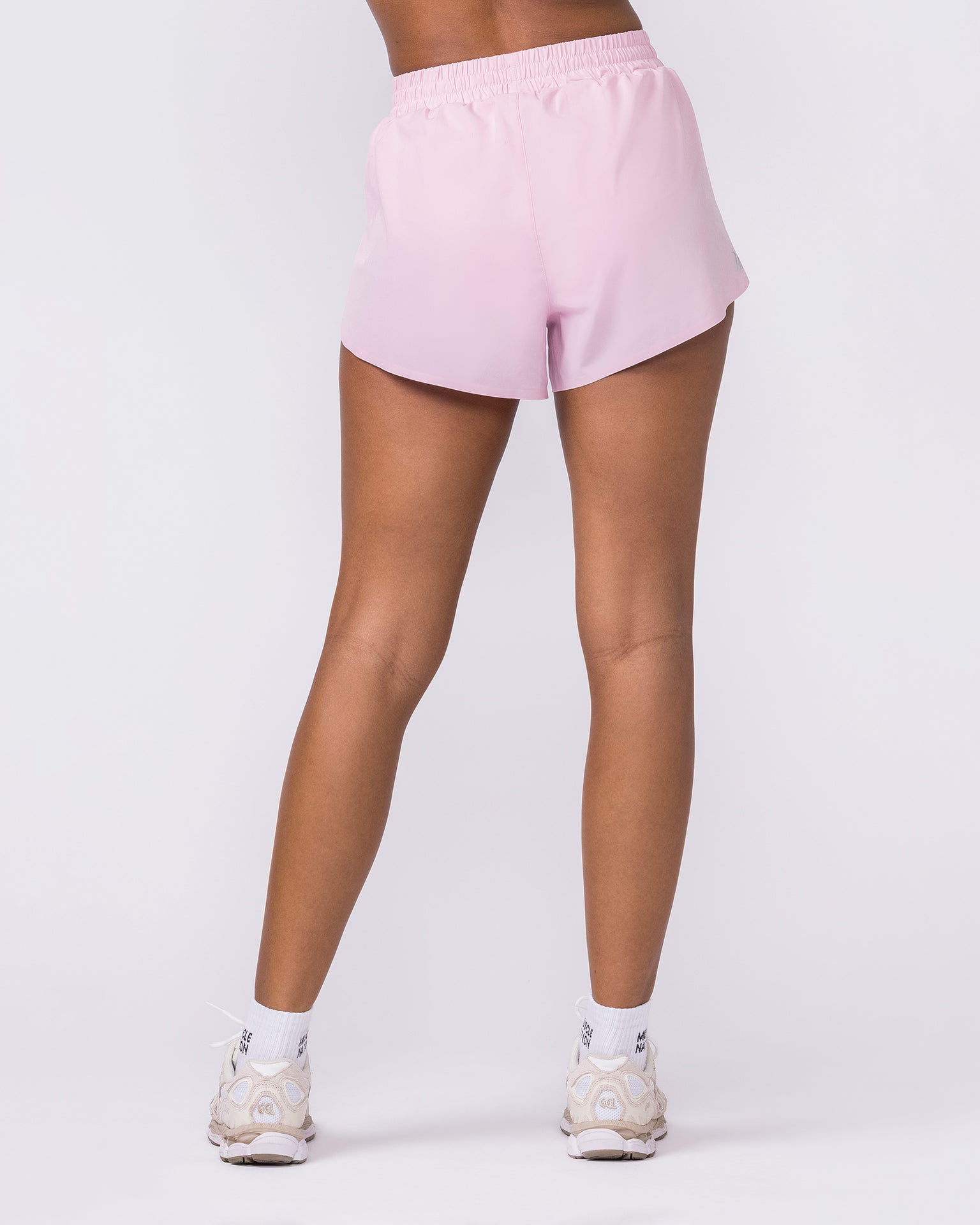 Pace High-Waisted Run Shorts - Blossom-Shorts-XXS-032649BLM-XXS-MNAPPRL49341-6-Muscle Nation