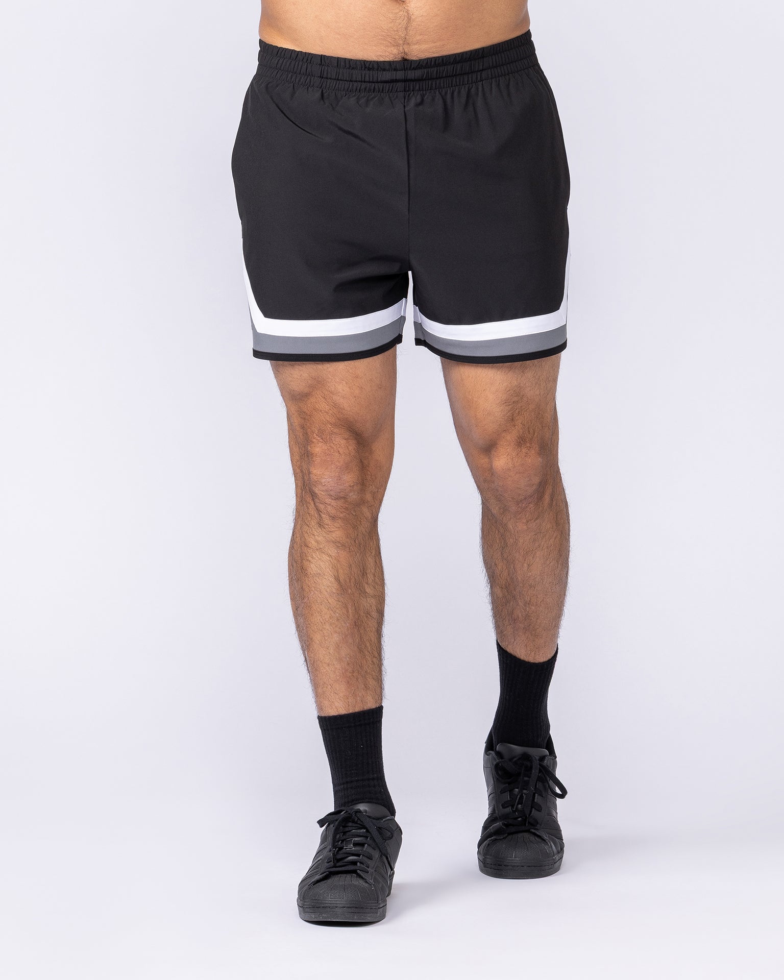 Player 4" Active Shorts - Black / Tornado-Shorts-S-1125160BLKTRNDO-S-MNAPPRL47679-3-Muscle Nation