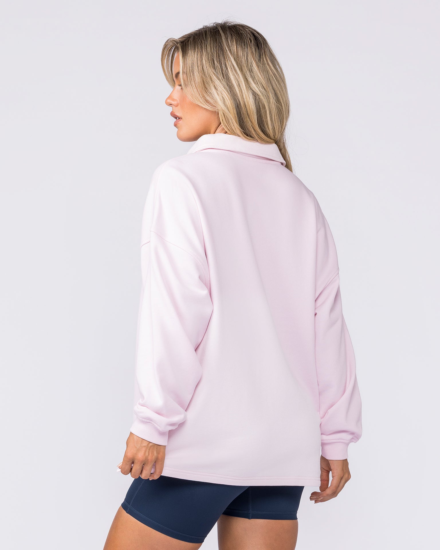 Polo Relaxed Pullover - Babydoll-Tops-XXS-032618BBYDL-XXS-MNAPPRL49431-2-Muscle Nation