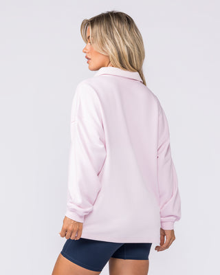 Polo Relaxed Pullover - Babydoll-Tops-XXS-032618BBYDL-XXS-MNAPPRL49431-2-Muscle Nation