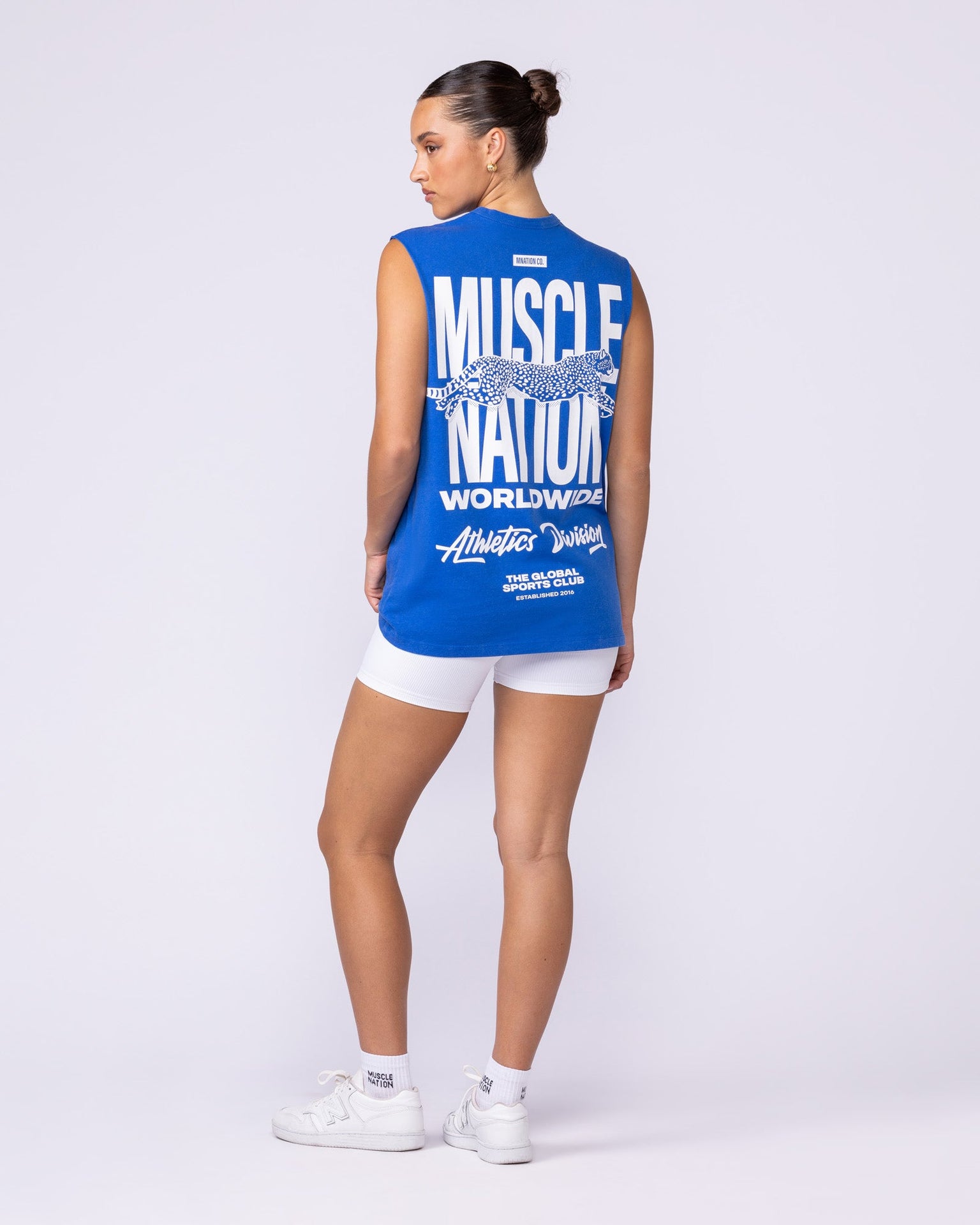 Pounce Vintage Muscle Tank - Washed Bondi Blue-Singlets & Tanks-XXS-1125226WSHBNBL-XXS-MNAPPRL46444-6-Muscle Nation