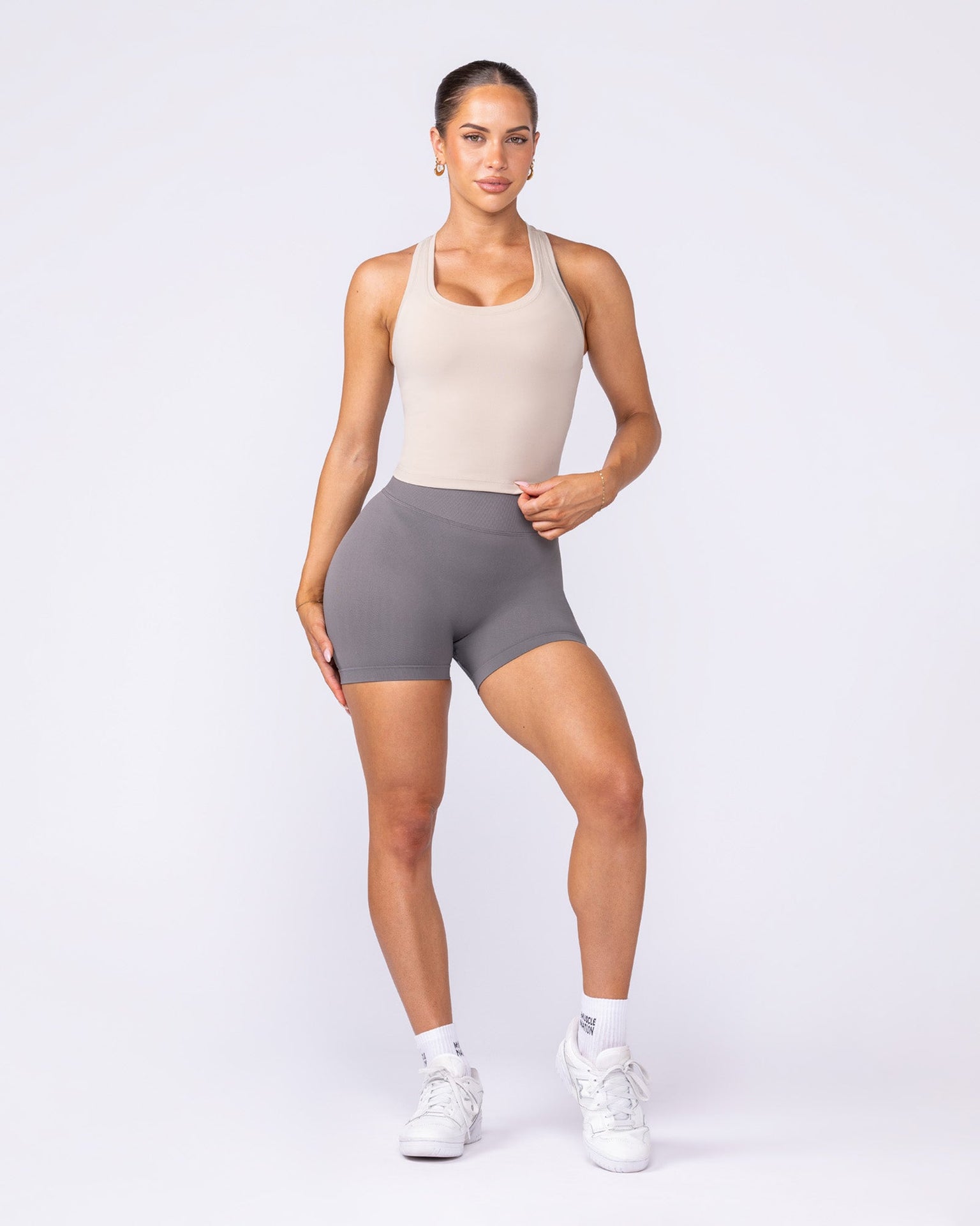 Practice Tank - Bone-Singlets & Tanks-XXS-122501BNE-XXS-MNAPPRL48121-6-Muscle Nation