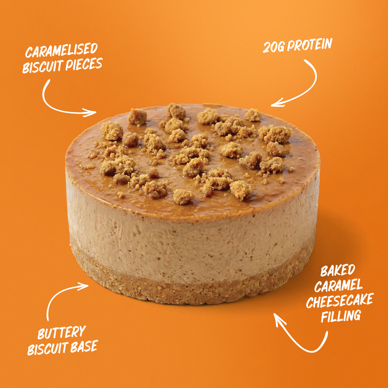 Protein Cheesecake - Caramel Biscuit-3-Muscle Nation
