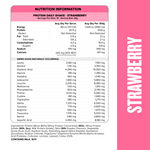 DAILY SHAKE Strawberry 300g - Muscle Nation whey protein powder, view 2