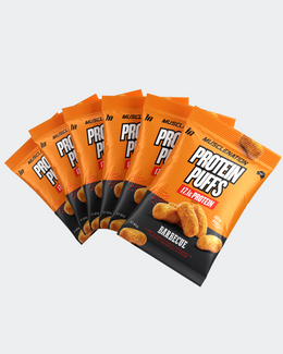 PROTEIN PUFFS - Barbecue 60g (Box of 6)-Snacks & Drinks-MNSUPPS0286-19359054000848-1-Muscle Nation