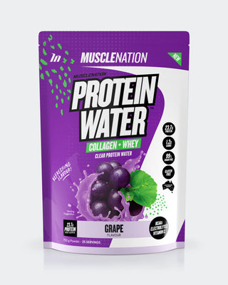 PROTEIN WATER - Grape - 25 serves 750g-Protein Waters-MNSUPPS0323-9359054001190-1-Muscle Nation