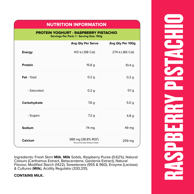 PROTEIN YOGHURT - Pistachio Papi - Raspberry Pistachio Pouch-Yoghurt-MNSUPPS0493-2-Muscle Nation