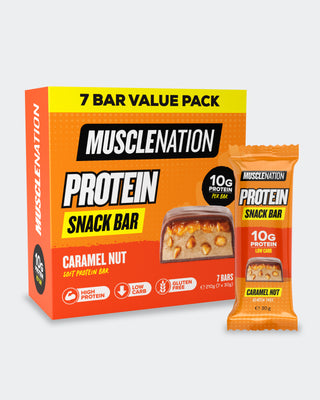 SNACK Protein Bar - Caramel Nut 7 Pack-MNSUPPS0366-1-Muscle Nation