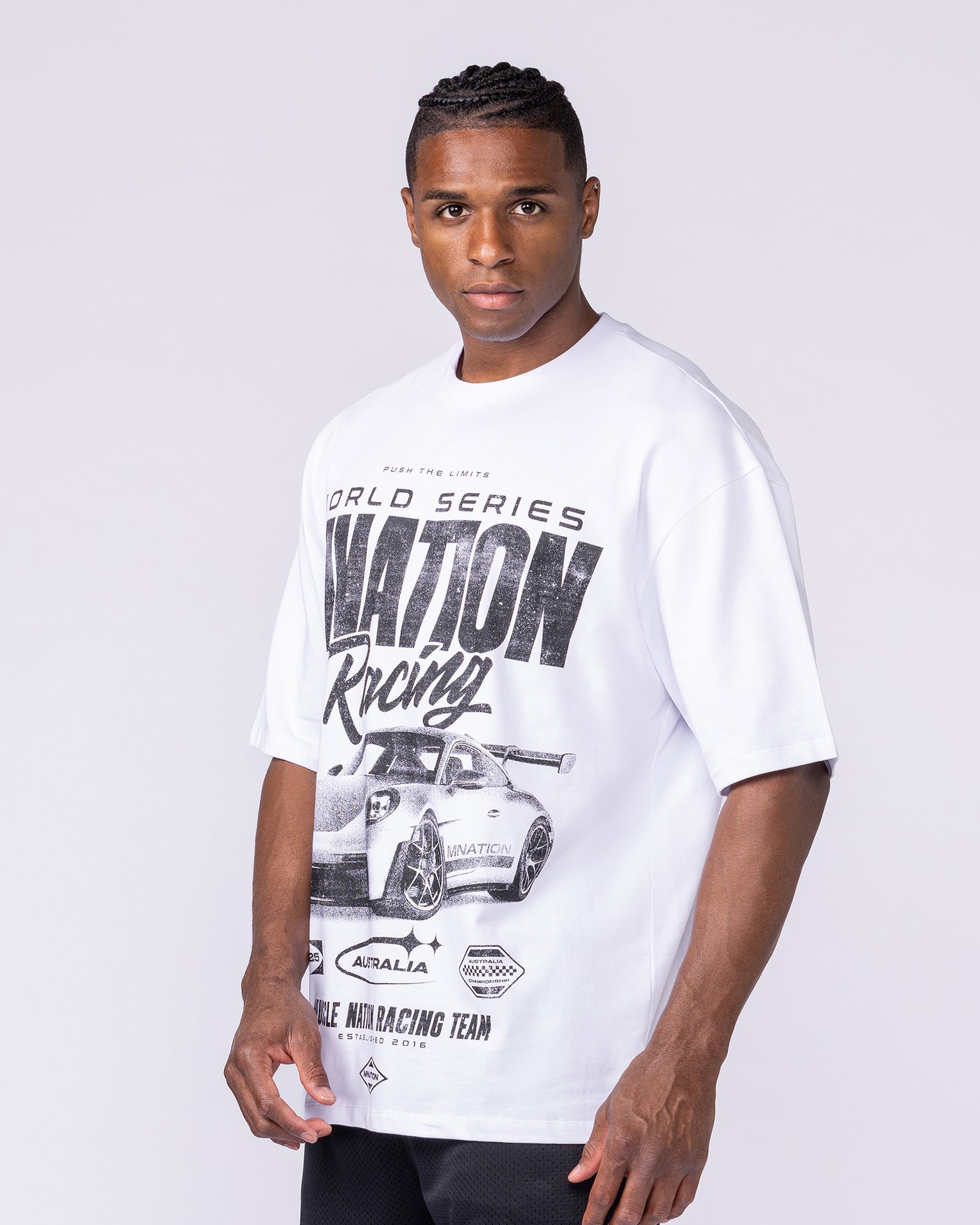 Push The Limits Oversized Tee - White-T-Shirts-XXS-1125187WHT-XXS-MNAPPRL47039-4-Muscle Nation