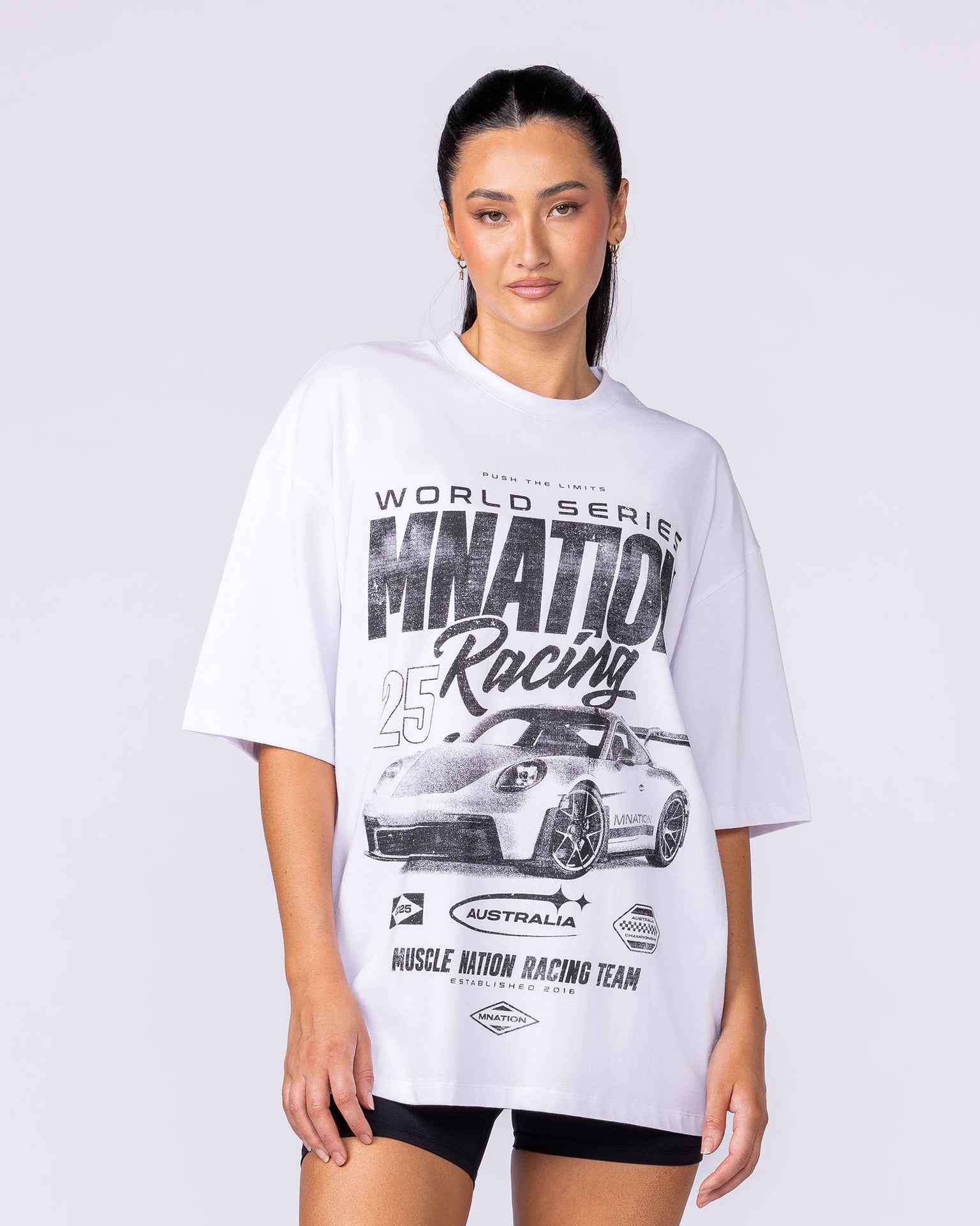 Push The Limits Oversized Tee - White-T-Shirts-XXS-1125187WHT-XXS-MNAPPRL47039-8-Muscle Nation