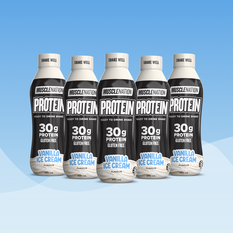 Protein Shake RTD - Vanilla Ice Cream 400ml Bottle (6 Pack)