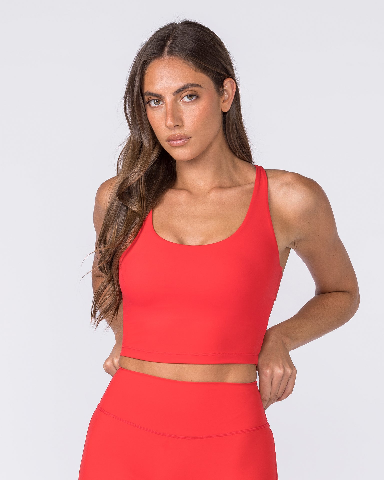 Racer Bra Tank - Salsa-Singlets & Tanks-XXS-032608SLSA-XXS-MNAPPRL49120-3-Muscle Nation