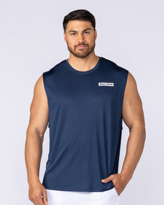 Relaxed Active Tank - Navy-Singlets & Tanks-S-112560NAVY-S-MNAPPRL47048-1-Muscle Nation