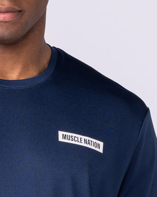 Relaxed Active Tee - Navy-Tops-S-112559NAVY-S-MNAPPRL47062-2-Muscle Nation