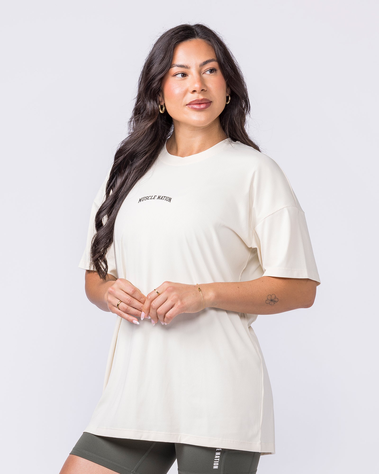 Relaxed Rib Training Tee - Dew-T-Shirts-XXS-022614DEW-XXS-MNAPPRL48605-4-Muscle Nation