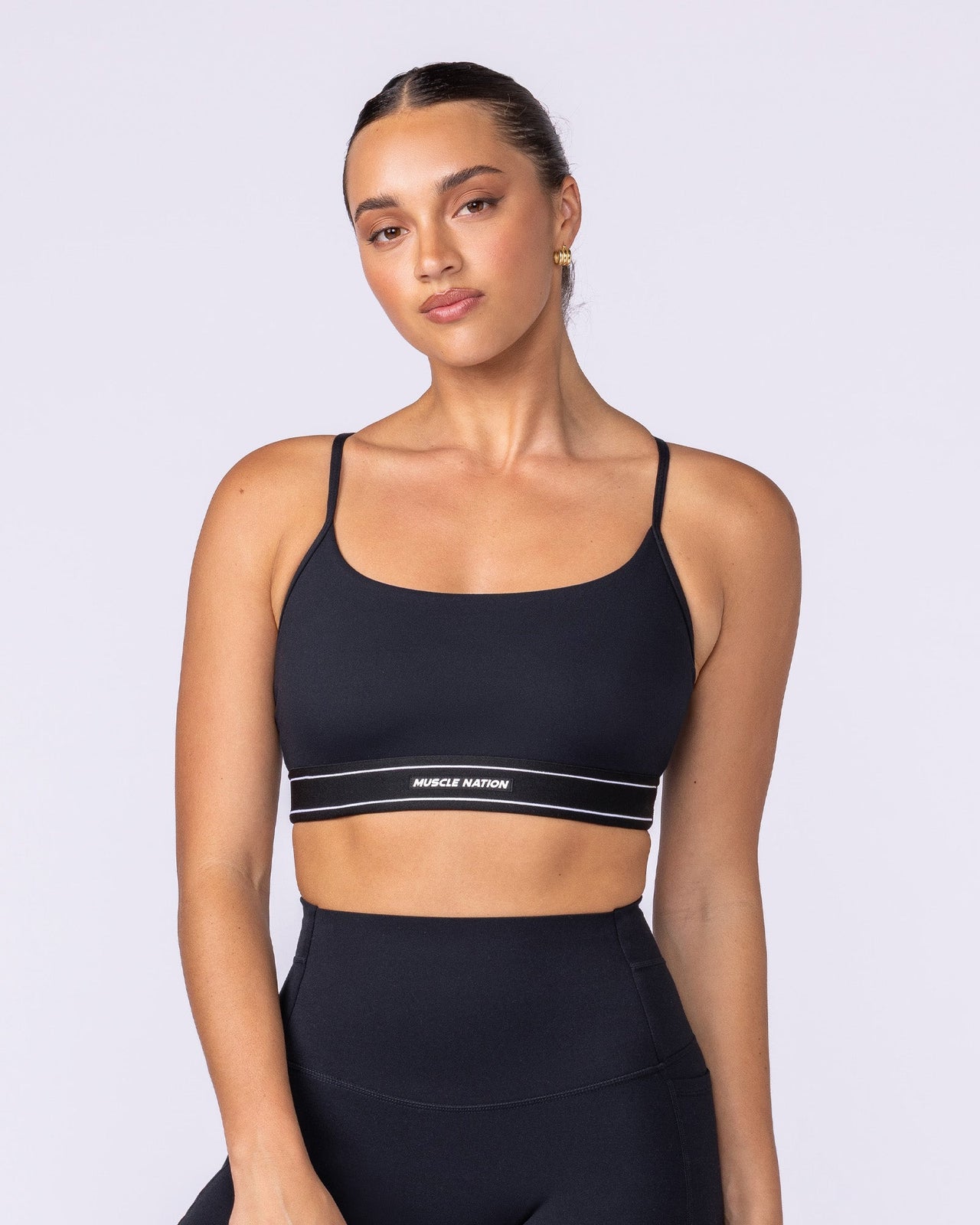 Relay Bra - Black-Sports Bras-XXS-1125110BLK-XXS-MNAPPRL46464-3-Muscle Nation