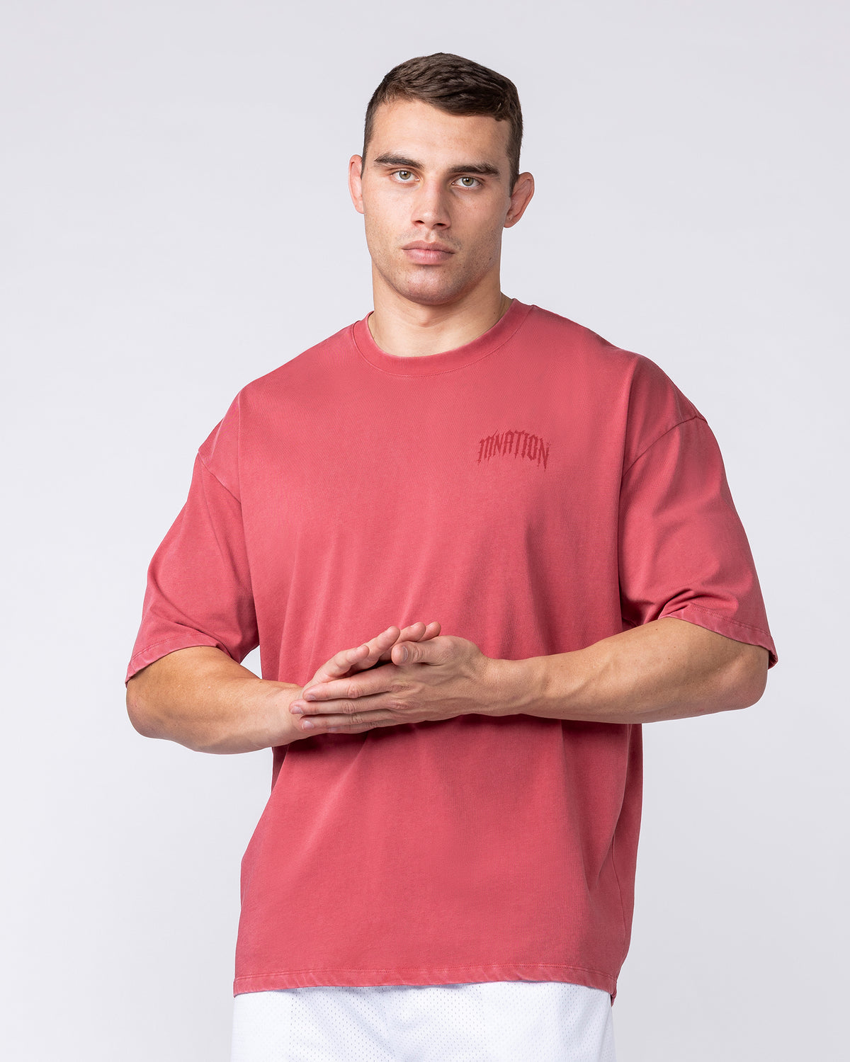 Relic Oversized Tee - Washed Cherry