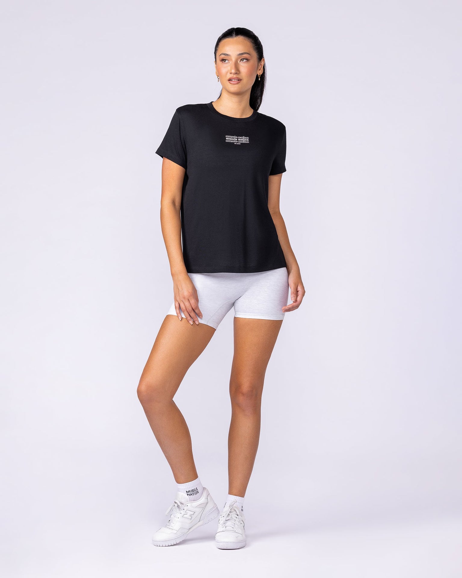 Results Training Tee - Black-Tops-XXS-112536BLK-XXS-MNAPPRL45228-5-Muscle Nation