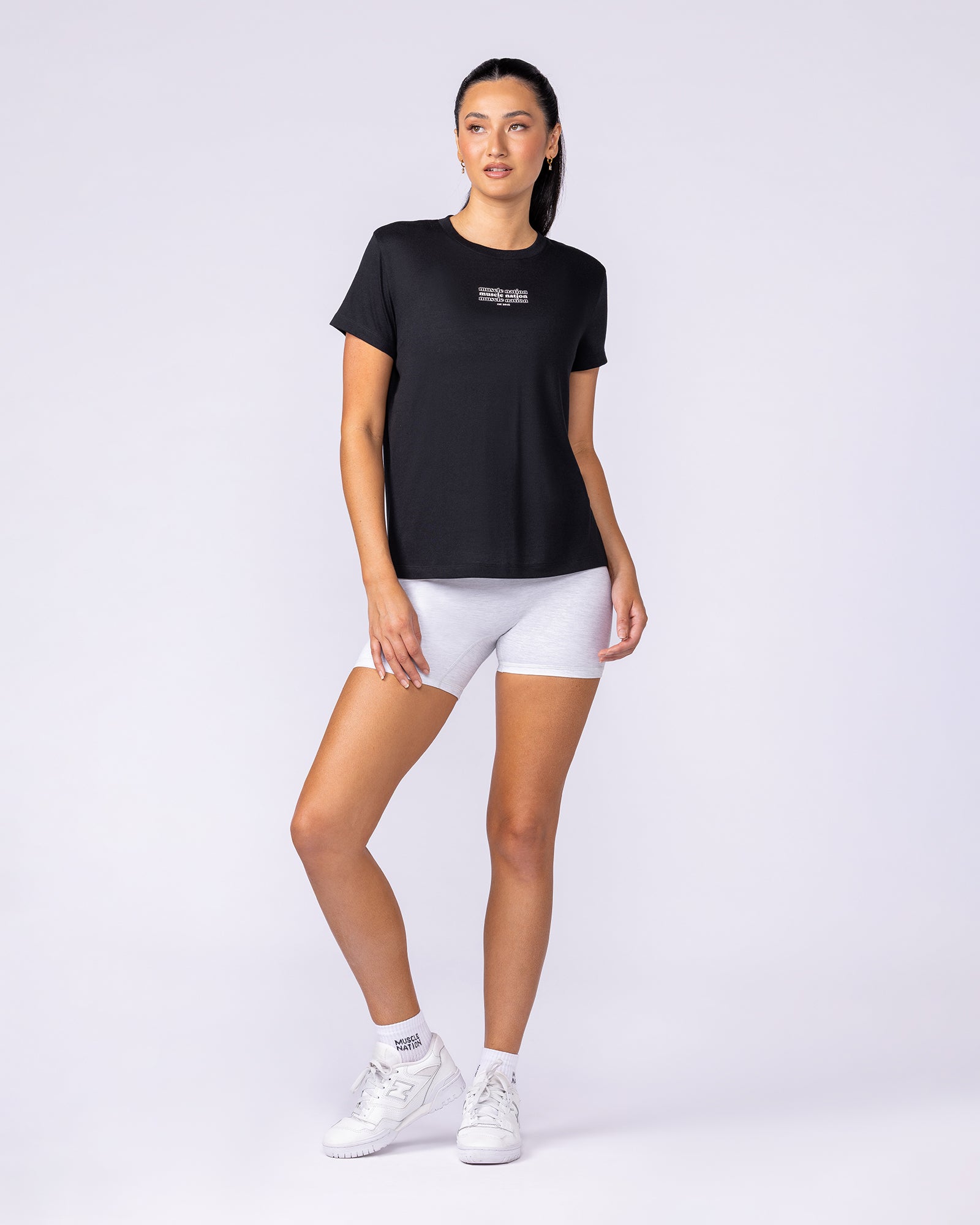 Results Training Tee - Black-Tops-XXS-112536BLK-XXS-MNAPPRL45228-5-Muscle Nation