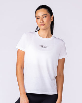 Results Training Tee - White-Tops-XXS-112536WHT-XXS-MNAPPRL45255-1-Muscle Nation