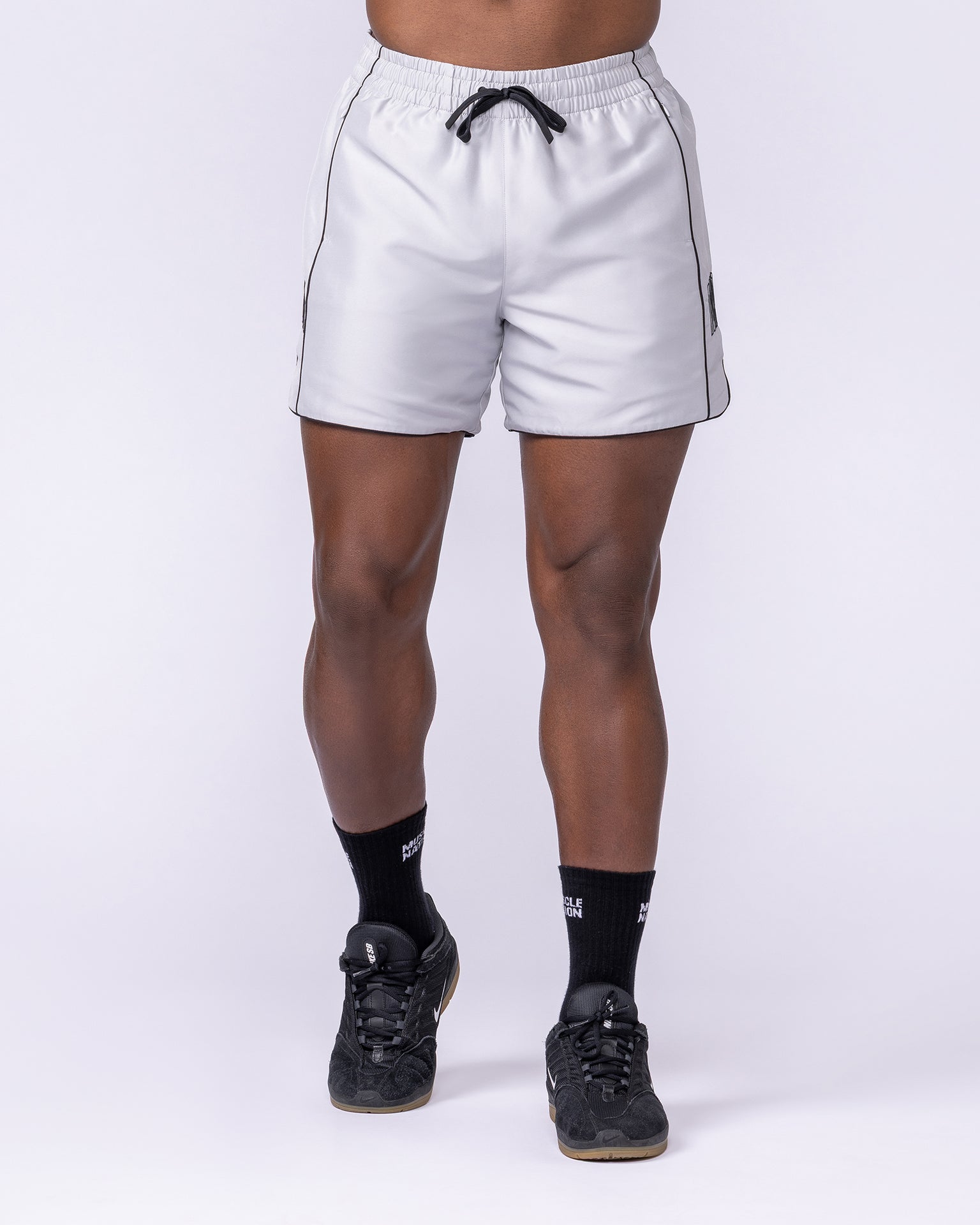 Round House 5" Shorts - Quiet Grey-Shorts-S-1125151QUTGRY-S-MNAPPRL47707-3-Muscle Nation