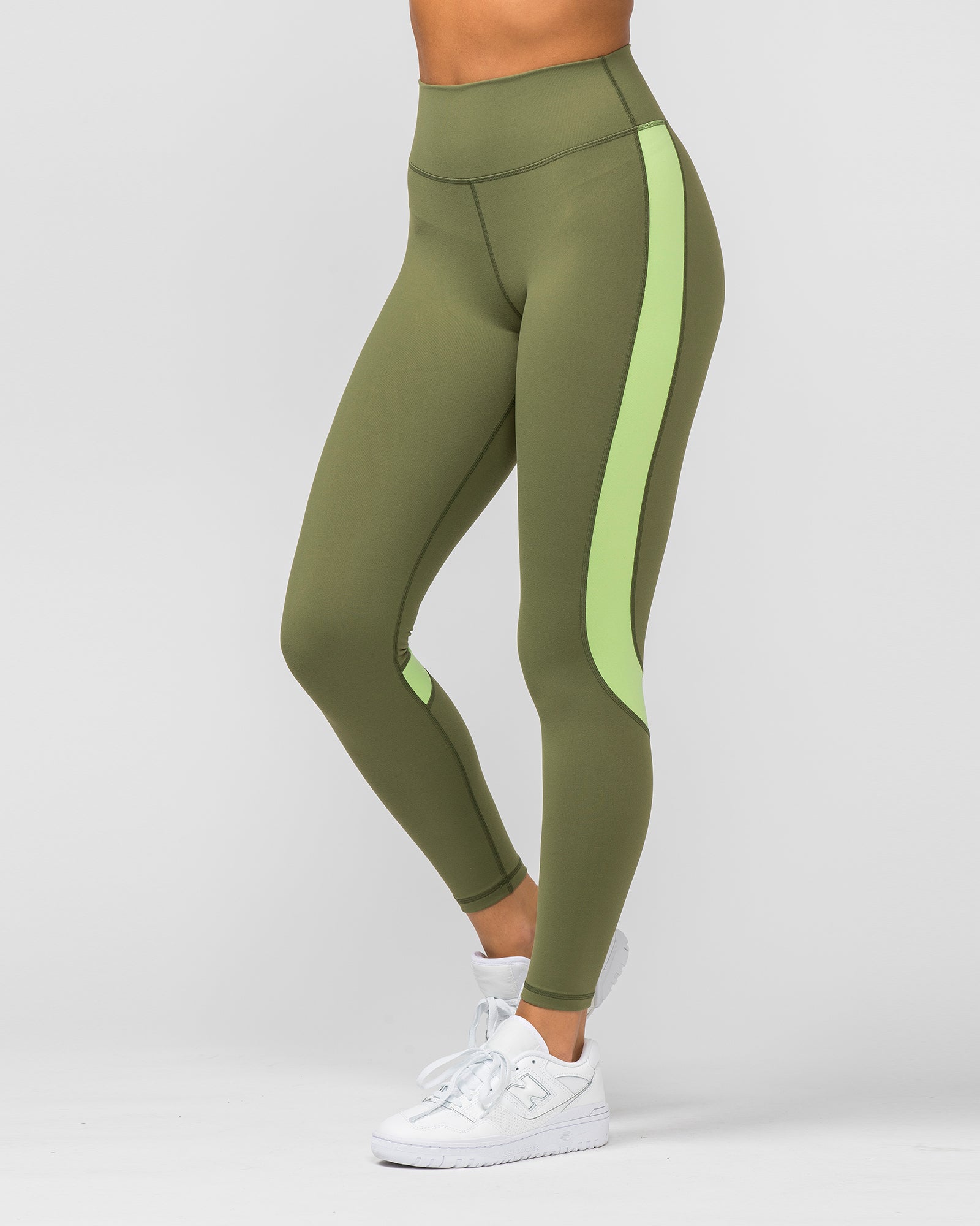 Sunlight Signature Scrunch Ankle Length Leggings - Green Ivy-Leggings-XXS-012206GRNIVY-XXS-MNAPPRL13108-3-Muscle Nation