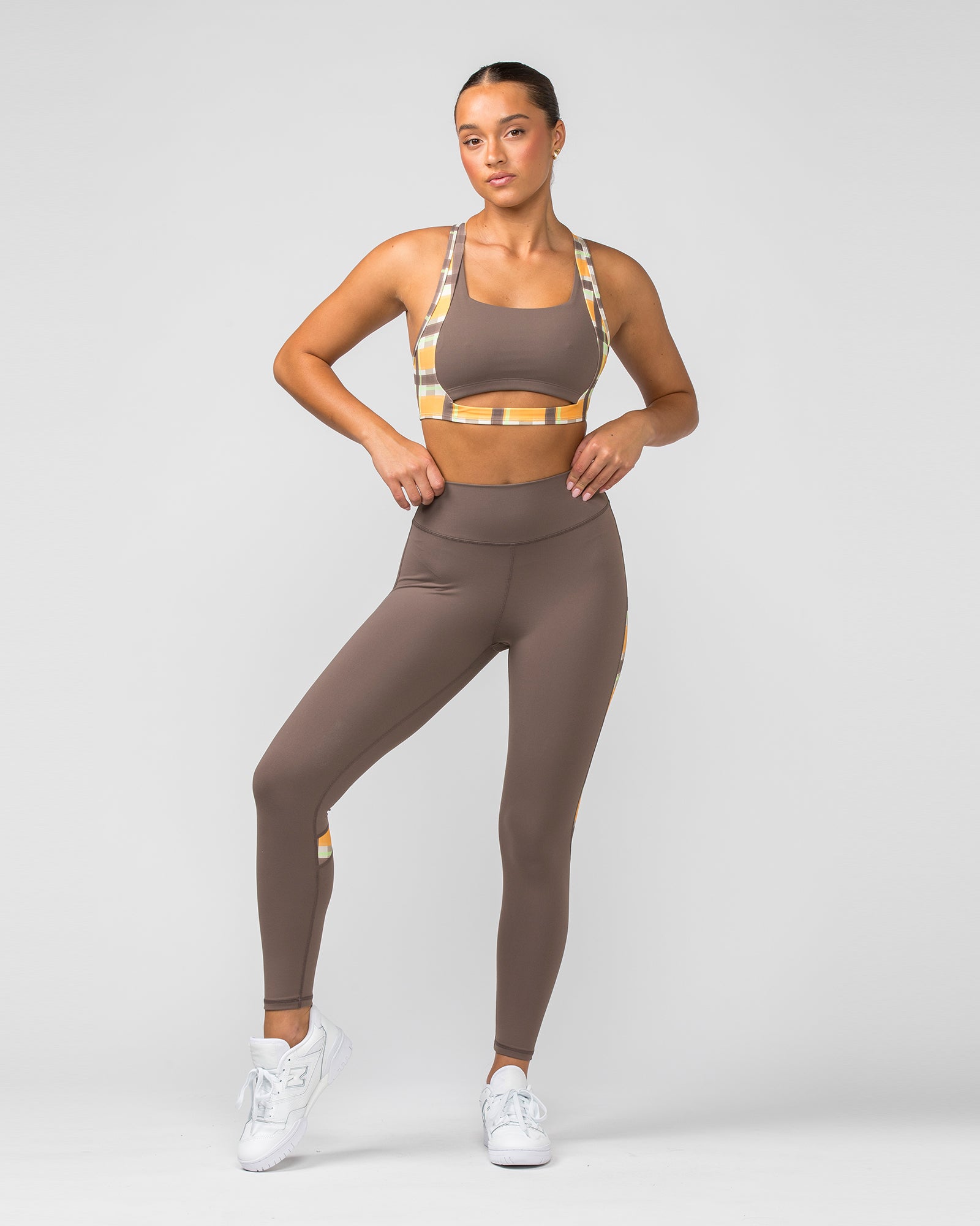 Sunlight Signature Scrunch Ankle Length Leggings - Taupe-Leggings-XXS-012206TAUPE-XXS-MNAPPRL13122-7-Muscle Nation