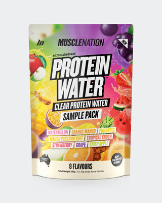 PROTEIN WATER - Sample Pack - 8 Flavours-Protein Waters-MNSUPPS0344-9359054001473-1-Muscle Nation