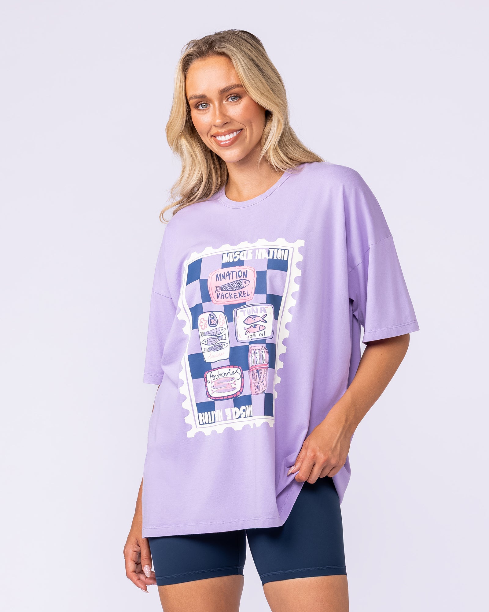 Sardina Oversized Vintage Tee - Washed Iris-T-Shirts-XXS-112546WIRIS-XXS-MNAPPRL46568-3-Muscle Nation
