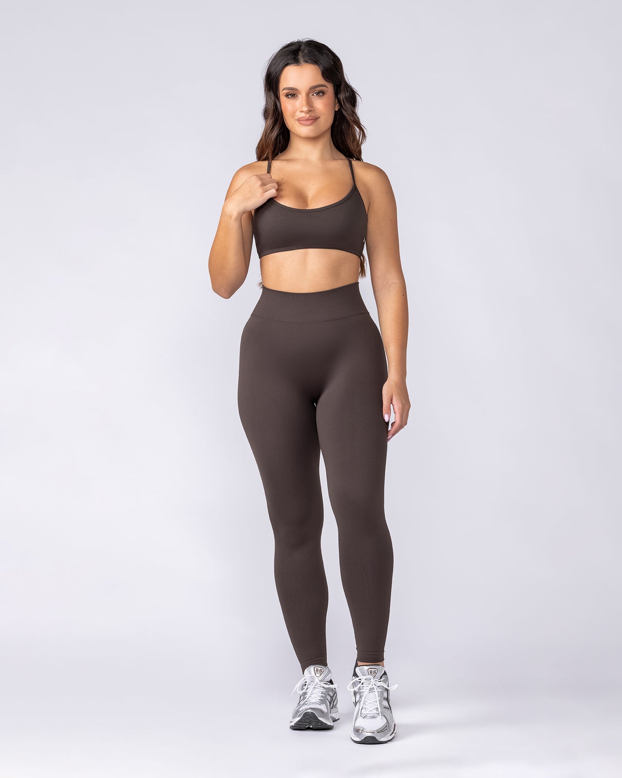 Sculpt Seamless Ankle Length Leggings - Cocoa