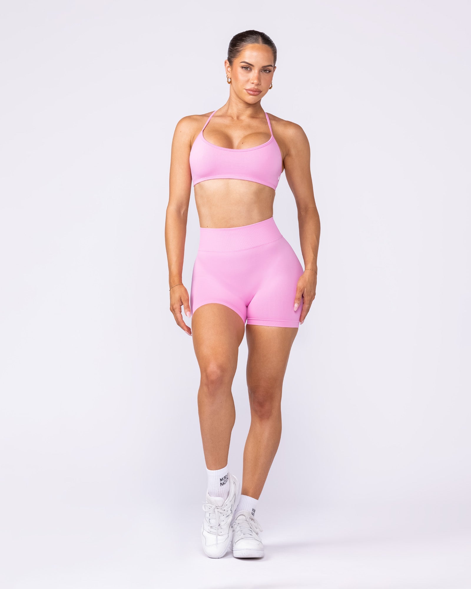 Sculpt Seamless Bralette - Pink Frosting-Bralettes-XS-072506PNKFRST-XS-MNAPPRL44107-5-Muscle Nation