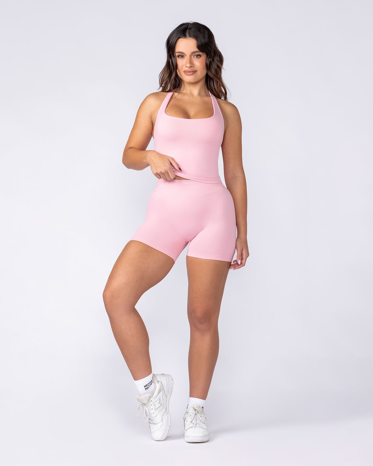 Sculpt Seamless Halter Bra Tank - Sweetpea