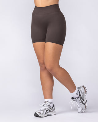 Sculpt Seamless Midway Shorts - Cocoa