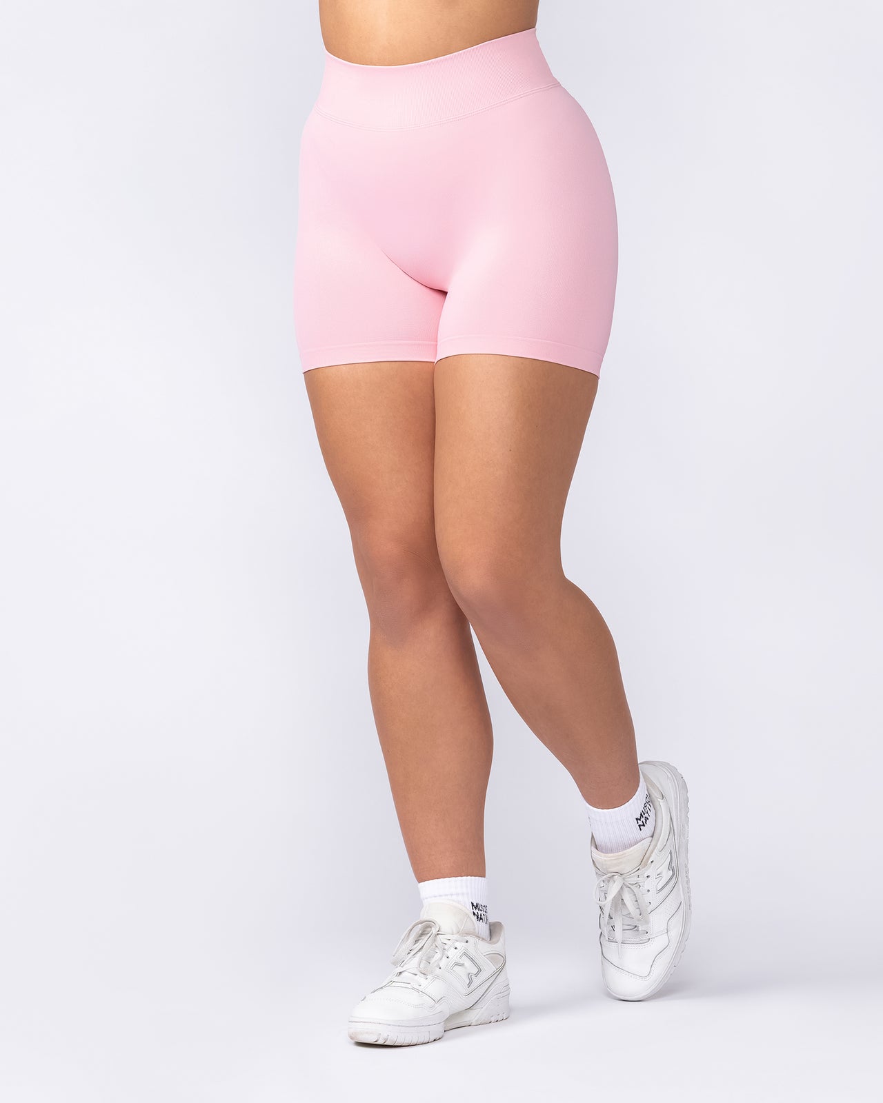 Sculpt Seamless Midway Shorts - Sweetpea