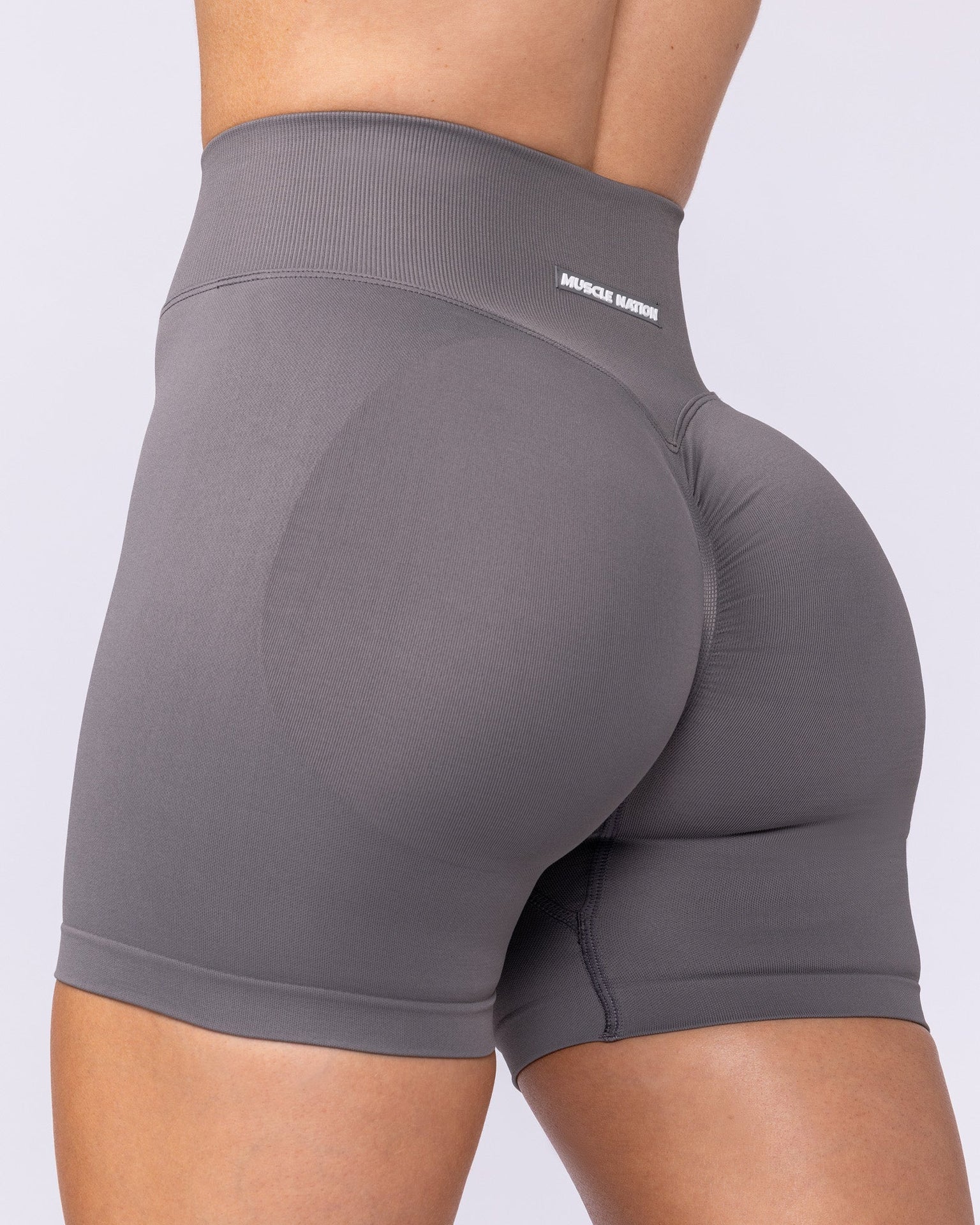 Sculpt Seamless Midway Shorts - Vapour-Shorts-XS-072507VPR-XS-MNAPPRL44149-3-Muscle Nation
